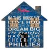 MLB Philadelphia Phillies Unisex Philadelphia Phillies House Sign, Team Color, 12 inch view 1