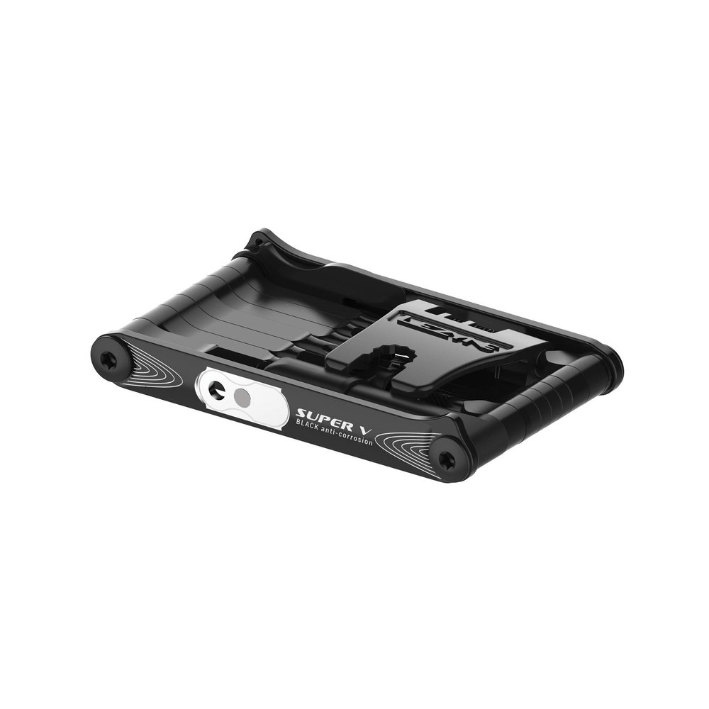LEZYNE Super V23 Bicycle Multi-Tool, Anti-Corrosion Vanadium Bits, Tubeless Tire Plug Kit, Hex 2/2.5/3/4/5/6/8MM, T10/T25/T30, Chain Breaker, Bike Tool