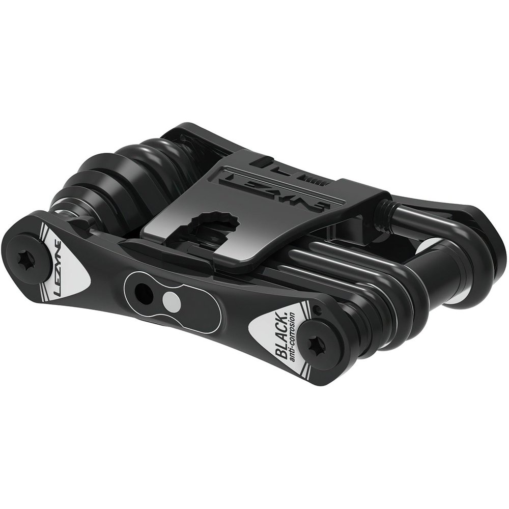 LEZYNE RAP II Bicycle Multi-Tool 24, Anti-Corrosion Bits, Hex 2/2.5/3/4/5/6/8mm, T10/T25/T30, Phillips, Flathead, Chain Breaker, Compact Bike Tool