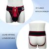 Men's Briefs Jock Strap Athletic Supporter Wide Belt Comfortable Men Sport Underwear Briefs for Gym Sport (XL, Red) view 4