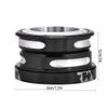 Alomejor Headset, Aluminum Alloy Solid 44mm Internal Sealed Bearing Headset Accessory for Mountain Bike(Black) view 3