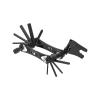 LEZYNE RAP II Bicycle Multi-tool 18 in 1, Anti-Corrosion Bits, Hex 2/2.5/3/4/5/6/8mm, T10/T25, Phillips, Chain Breaker, Multi-function Flat Tool view 3