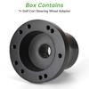 10L0L Golf Cart Steering Wheel Adapter Fits Club Car DS 5-6 Holes Golf Cart Steering Wheel - Black view 4