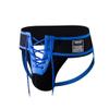 Men's Briefs Jock Strap Athletic Supporter Wide Belt Comfortable Men Sport Underwear Briefs for Gym Sport (M, Blue) view 1