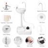 Yescom 17L Portable Sink Hand Wash Station with Pump & 24L Water Tank, Hand Washing Station for RV Travel Camping Food Booth view 2