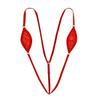 Hularka Womens One-Piece Mini Monokini Swimsuit G-String Thong Bikini Lingerie Underwear Red Medium view 3