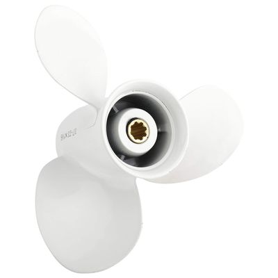 NovelBee 9 1/4x12-J Aluminum Outboard Propeller Fit for Yamaha 9.9-15 HP