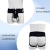 Men's Briefs Jock Strap Athletic Supporter Wide Belt Comfortable Men Sport Underwear Briefs for Gym Sport (XL, White) view 3