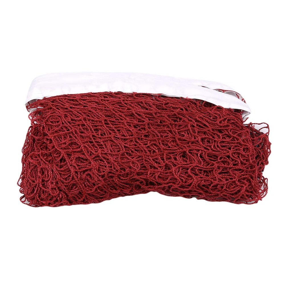 Toporchid Badminton Net Indoor Outdoor Sports Portable Quickstart Badminton Square Net(Red Wine)