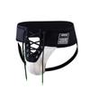Men's Briefs Jock Strap Athletic Supporter Wide Belt Comfortable Men Sport Underwear Briefs for Gym Sport (L, White) view 1