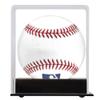 Pro Collector's UV Protection Softball Display Case Baseball Display Case Stand Championship Square BoxClear Display Cube for Official 12 Inches Ball Ball Storage Collections (Black Plastic Stand) view 4
