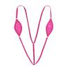 Hularka Womens One-Piece Mini Monokini Swimsuit G-String Thong Bikini Lingerie Underwear Rose Medium view 1
