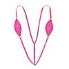 Hularka Womens One-Piece Mini Monokini Swimsuit G-String Thong Bikini Lingerie Underwear Rose Medium view 2