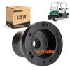 10L0L Golf Cart Steering Wheel Adapter Fits EZGO TXT/RXV 5-6 Holes Steering Wheel - Black view 1