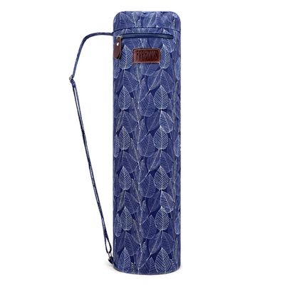 FREMOUS Yoga Mat Bag,Full-zip Exercise Yoga Mat Carrier Bag - Double Storage Pocket,Easy Access Zipper, Adjustable Shoulder Strap and Handle,Fits Most Mats(line)