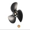 Flish Propeller 14 x 11 OEM Aluminum 3 Blades Outboard Propeller fit Tohatsu&Nissan Engines 60-140HP, Ref No.3HKB64523-0, 15 Spline Tooth, RH view 4