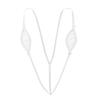 Hularka Womens One-Piece Mini Monokini Swimsuit G-String Thong Bikini Lingerie Underwear White Medium view 1