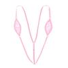 Hularka Womens One-Piece Mini Monokini Swimsuit G-String Thong Bikini Lingerie Underwear Pink Medium view 1