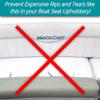 WAKE 10 Step Mat - Waterproof Boat Seat Protector - Prevent Rips in Marine Upholstery and Cushions view 3
