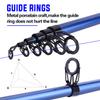 Sougayilang Fishing Rod Telescopic Fishing Rod Portable- 24 Ton Carbon Fiber,CNC Machined Reel Seat, Comfortable EVA Handle, Travel Fishing Pole for Bass Trout Fishing (Blue, 3.0M/9.9FT) view 2