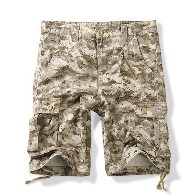 OCHENTA Men's Camo Cargo Shorts with 6 Pockets Casual Military Work Summer Shorts Camo S 36