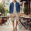 OCHENTA Men's Camo Cargo Shorts with 6 Pockets Casual Military Work Summer Shorts Camo S 36 view 2