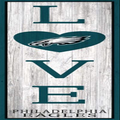 NFL Philadelphia Eagles Unisex Philadelphia Eagles 48" Love Leaner, Team Color, 48 inch