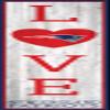 NFL New England Patriots Unisex New England Patriots 48" Love Leaner, Team Color, 48 inch view 1
