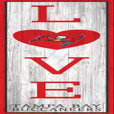 NFL Tampa Bay Buccaneers Unisex Tampa Bay Buccaneers 48" Love Leaner, Team Color, 48 inch