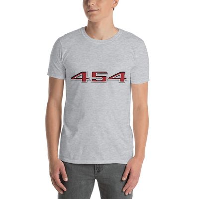 1970-1974 Chevelle 454 Fender Short-Sleeve Unisex T-Shirt Sport Grey