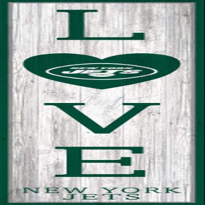 NFL New York Jets Unisex New York Jets 48" Love Leaner, Team Color, 48 inch