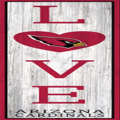 NFL Arizona Cardinals Unisex Arizona Cardinals 48" Love Leaner, Team Color, 48 inch