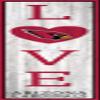NFL Arizona Cardinals Unisex Arizona Cardinals 48" Love Leaner, Team Color, 48 inch view 1