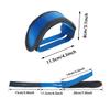 3 Pairs Bike Pedal Straps Bicycle Feet Straps Cycling Adhesive Pedal Toe Clip Belt for Fixed Gear Bike(Red, Black, Blue) view 3