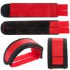 3 Pairs Bike Pedal Straps Bicycle Feet Straps Cycling Adhesive Pedal Toe Clip Belt for Fixed Gear Bike(Red, Black, Blue) view 4