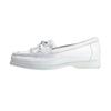 24 Hour Comfort Arlette (2011) Wide Width Moccasin Design Leather Loafers White 11 view 3