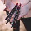 Wise Owl Outfitters Tent Stakes Heavy Duty 16 Pack  Lightweight Non-Rust Aircraft Aluminum Tent Pegs - Metal Ground Stakes for Camping, Canopy, Tarp view 3