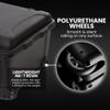 NANUK 950 Hard Case with Wheels and 15 UP Custom Foam Insert, IP67 Waterproof & Crushproof, Rugged Construction for Ultimate Protection, Made in Canada Black (22.8 x 18.3 x 11.7) view 2
