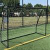Vallerta Premier 12 X 6 Ft. AYSO Youth Regulation Size Soccer Goal w/Weatherproof 4mm Net. 50MM Diameter Black Powder Coated/Corrosion Resistant Frame. 12x6 Foot Practice Aid(1Net) ONE Year Warranty! view 4