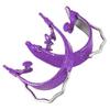 Showman Glitter Epoxy Aluminum Bumper Spurs (Purple) view 1