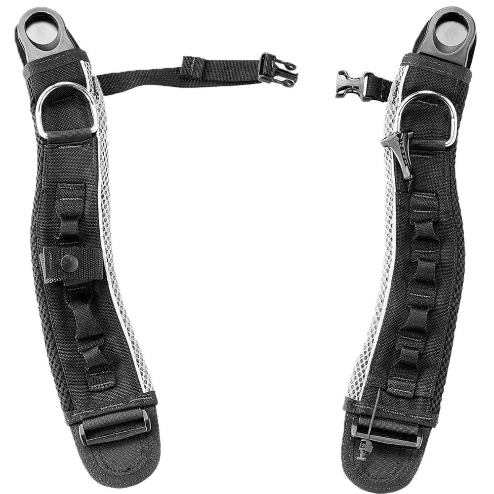Aqualung Rogue Shoulder Assembly - Black/Gray, Small