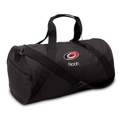 Carolina Hurricanes Personalized Youth Duffel Bag (Black)
