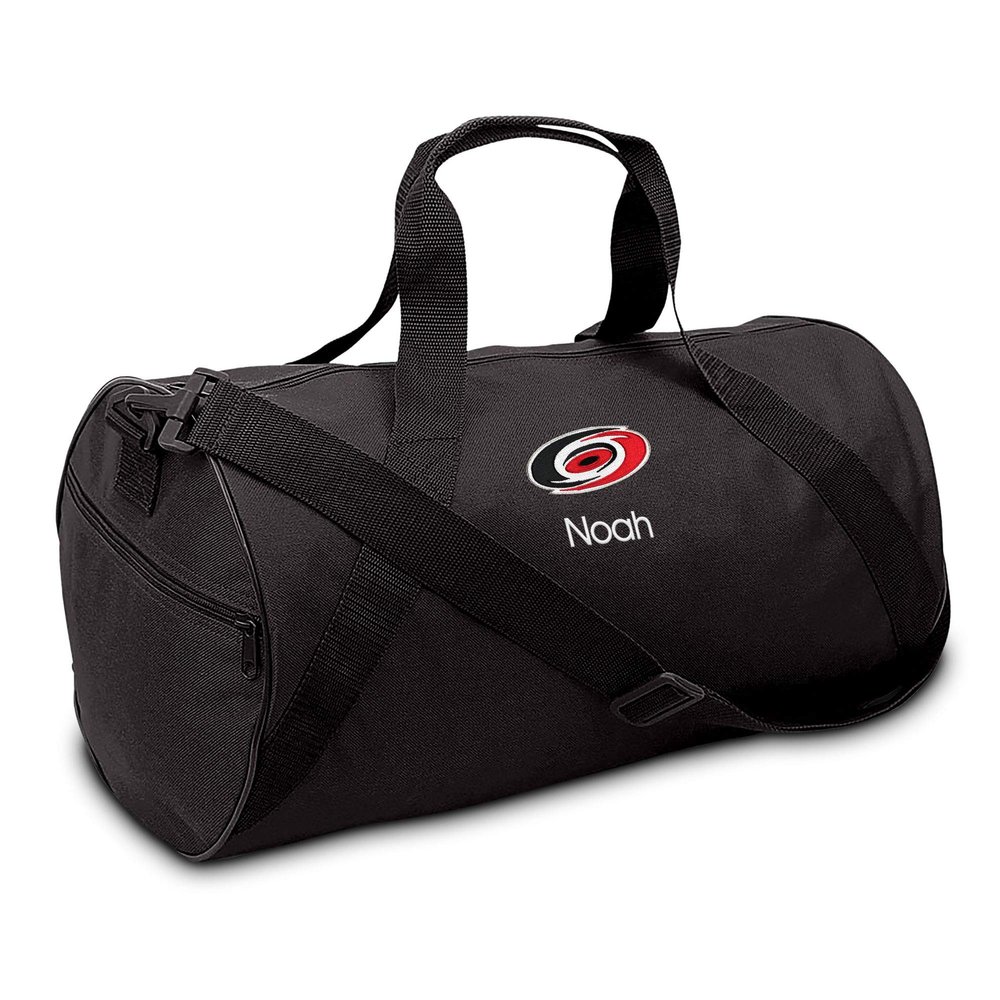 Carolina Hurricanes Personalized Youth Duffel Bag (Black)