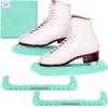 CRS Cross Ice Skate Guards, Soakers and Towel Gift Set. Essential Ice Skating Hard Guard and Soft Skate Blade Cover Accessories for Figure Skating or Hockey (Sit Spin Sea Foam, Small) view 1