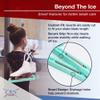 CRS Cross Ice Skate Guards, Soakers and Towel Gift Set. Essential Ice Skating Hard Guard and Soft Skate Blade Cover Accessories for Figure Skating or Hockey (Sit Spin Sea Foam, Small) view 4