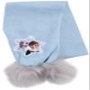 Disney Frozen Kids Beanie Hat, Scarf and Glove Set, Anna and Elsa Girls Winter Knit Cap with Matching Mittens, Age 4-7 Years, Multi view 4