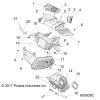 Polaris Snowmobile Air Silencer Assembly, Genuine OEM Part 1205669, Qty 1 view 2