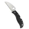 Spyderco RockJumper Wharncliffe Folding Pocket Knife with 3" VG-10 Steel Blade and FRN Handle - EDC Knife for Men and Women, Perfect for Hunting, Tactical, Camping, Survival - SpyderEdge - C254SBK view 1