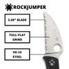 Spyderco RockJumper Wharncliffe Folding Pocket Knife with 3" VG-10 Steel Blade and FRN Handle - EDC Knife for Men and Women, Perfect for Hunting, Tactical, Camping, Survival - SpyderEdge - C254SBK view 3