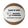 Personalized Custom Graduation 2024 Basketball Gift - Graduation Class of 2024 - Graduation Gift for Boy - Graduation Gift for Girl (Regulation Basketball, Black Text) view 1